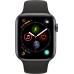 Apple Watch Series 4 (GPS, 44mm) – Space Gray Aluminium Case with Black Sport Band